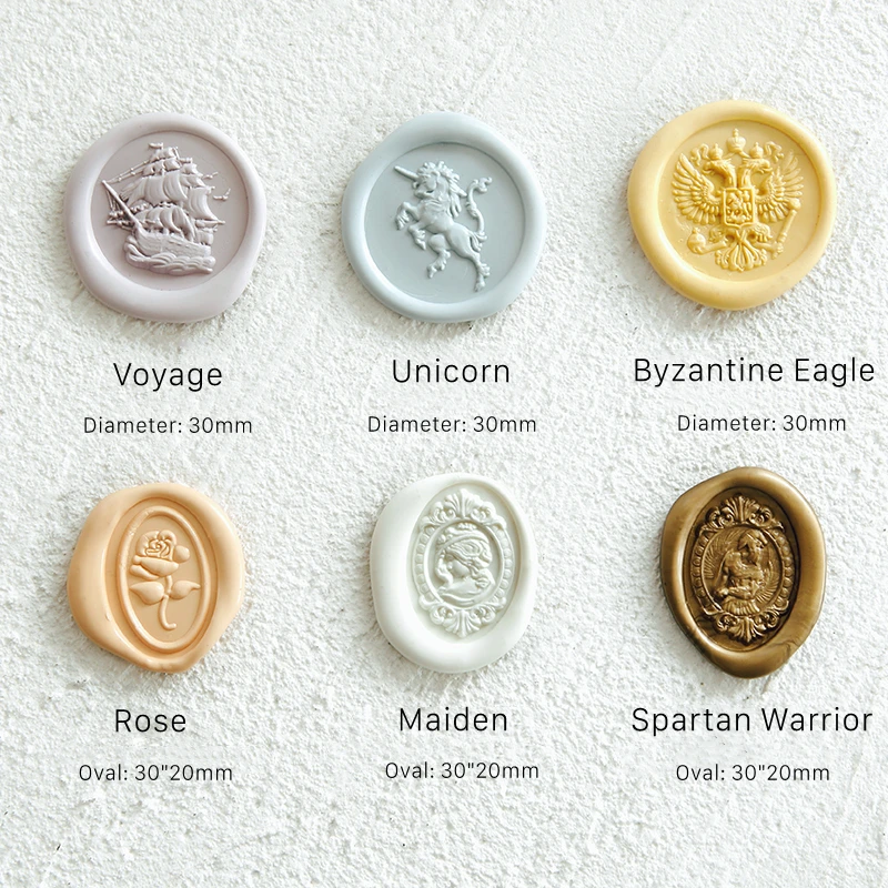 

Wax Stamp Animal Plant Retro Wax Seal Stamp DIY Sealing Wax Decoration Craft Kits Wedding Packaging Gifts Wax Stamp Set