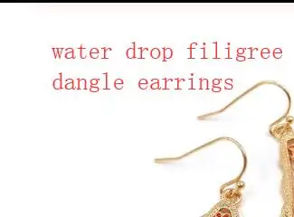 Модные висячие серьги в виде капли воды с изображением клевера для женщин |