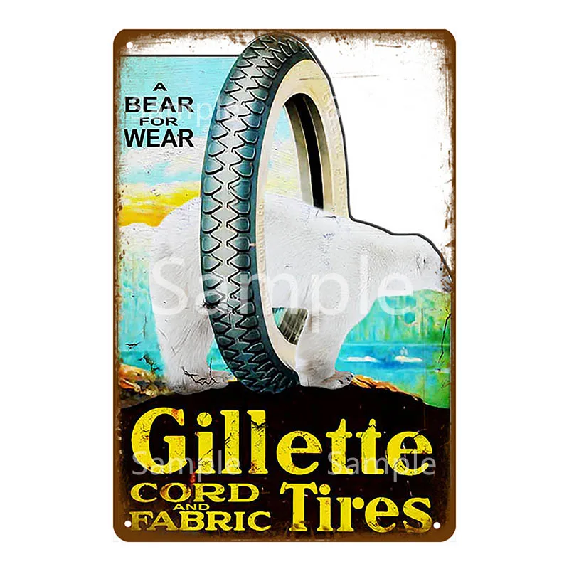 Автомобильные велосипедные шины с металлическим знаком индийские Fisk Настенный