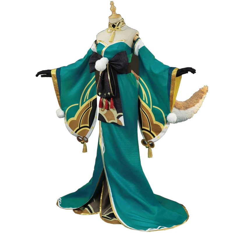 

Игра Genshin impact Hina, одежда для косплея Hina, искусственная кожа, одежда для косплея, женский милый комплект для ролевых игр