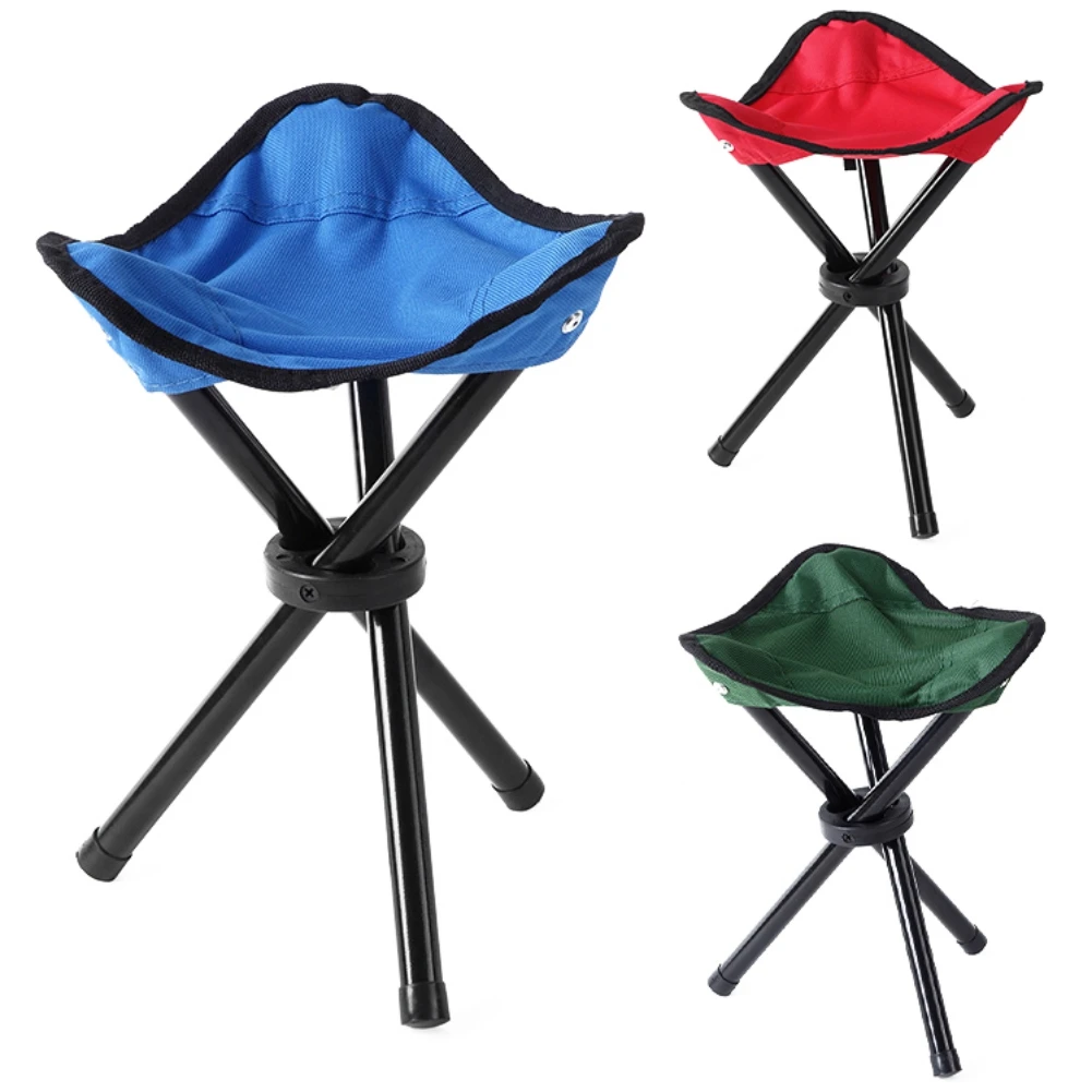 

Folding Small Fishing Chairs Ultralight Camping Travel Picnic Chair Outdoor Portable Bench Stool Triangle Fishing Seat