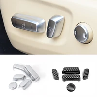 for toyota highlander kluger 2014 2018 accessories abs matte car seat adjustment knob button switch cover trim car styling 5pcs