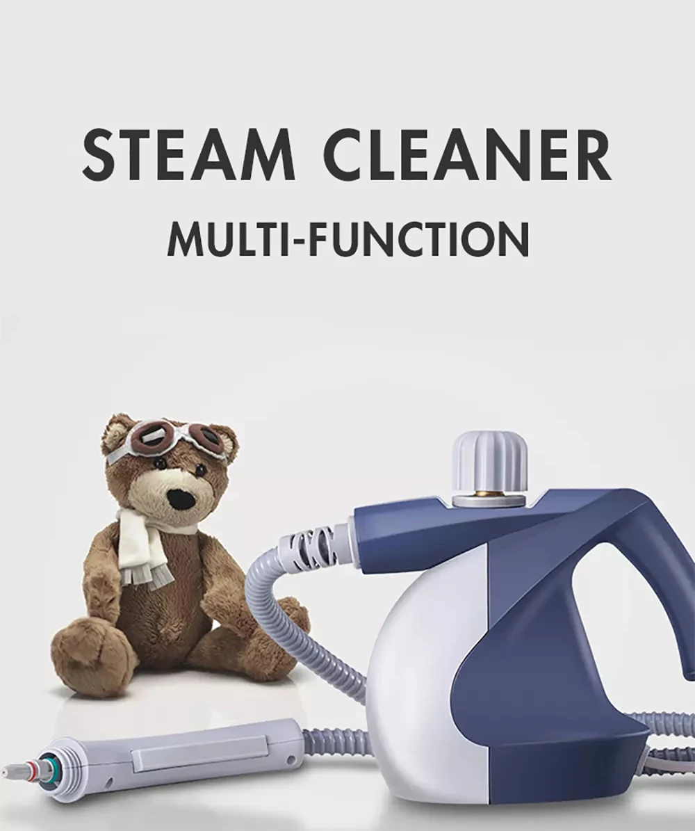 

1000Watt 3Bar Steam Cleaning Machine Portable Carpet Steam Cleaner Professional Vapor Cleaning for Device Range Hood