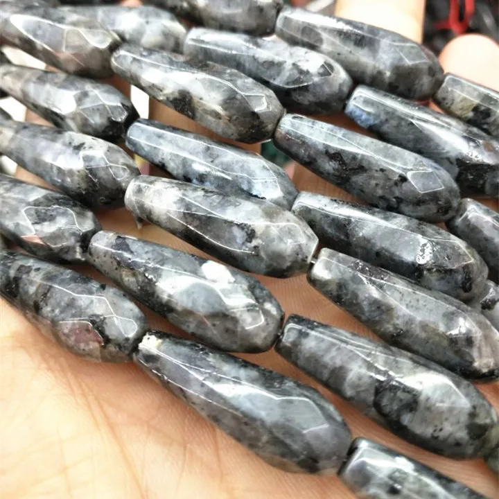 chinese labradointe2 13 шт. природа полудрагоценный камень струны граненый камень бисер для украшения серьги капли 23x11 мм топ мода аксессуары бусы - Цвет: chinese labradointe2