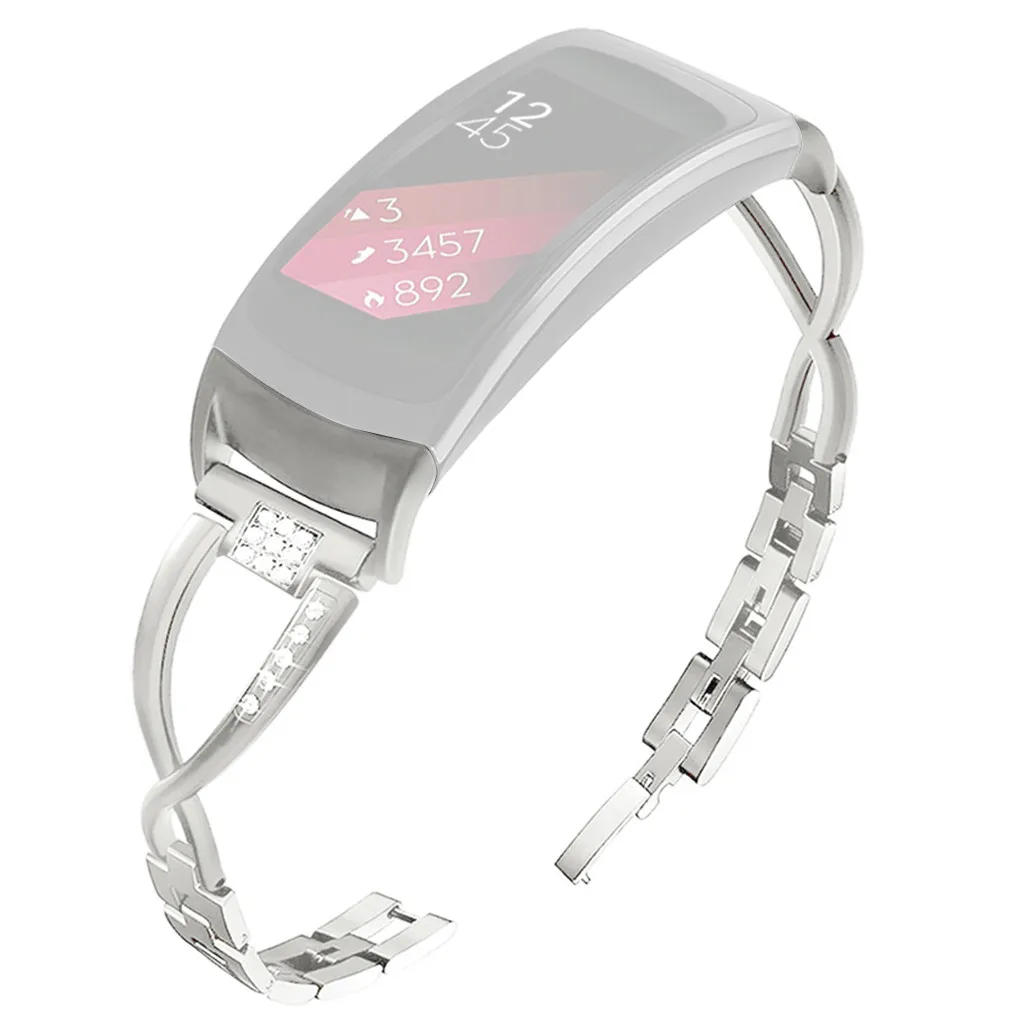 Браслет Ouhaobin для Samsung Gear Fit 2/ 2Pro браслет из нержавеющей стали ремешок умных часов