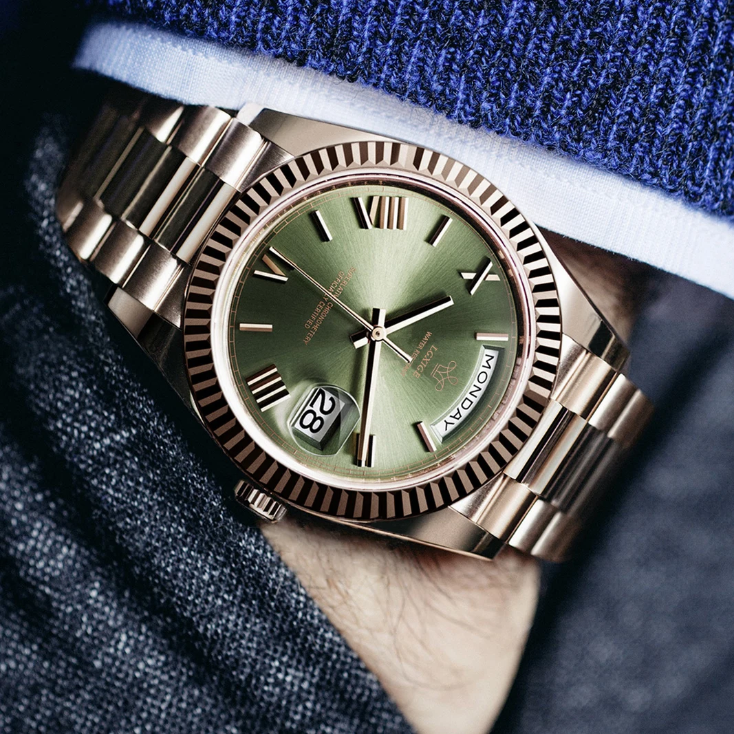 LGXIGE Fashion Watch Men day date miyota quartz watch brand luxury top wristwatch waterproof steel role clock buy china direct | Наручные