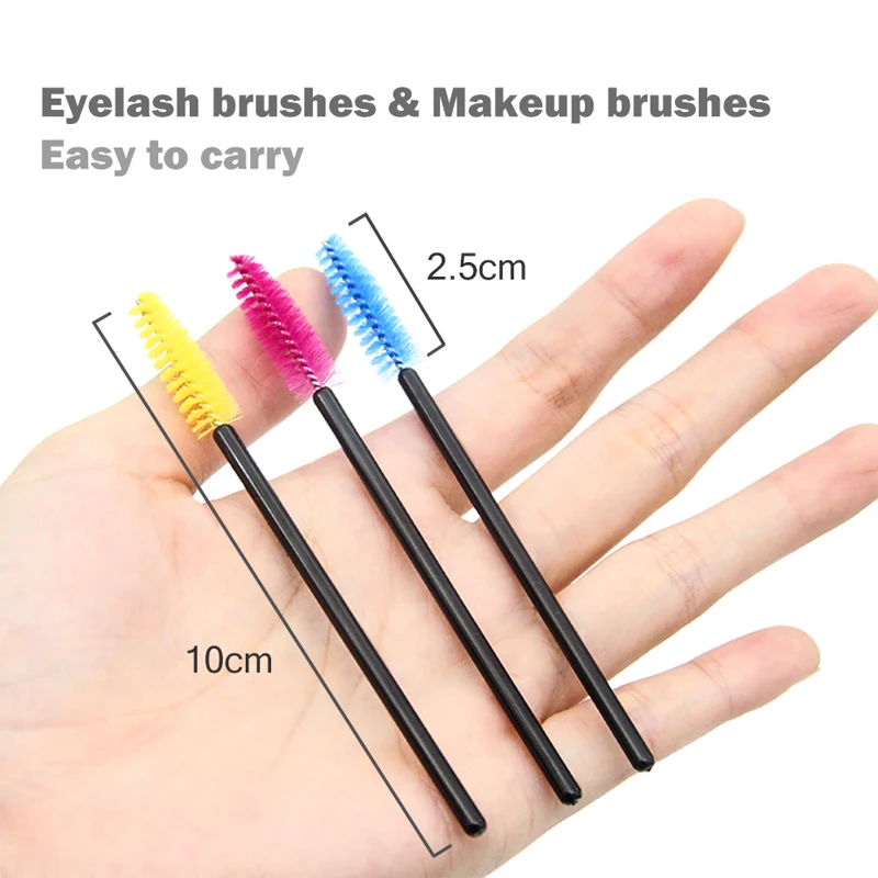 50Pcs Make Up Brushes Eyelash Brush Disposable Mascara Wands Applicator Eye lashes Cosmetic maquillaje For Makeup Tool | Красота и