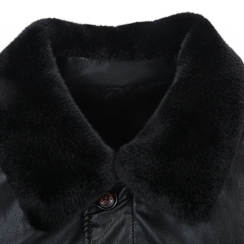 Новинка, большие размеры 10XL 9XL, мужская куртка из натуральной кожи, мужская куртка, Высококачественная локомотивная кожаная куртка с воротником из меха енота
