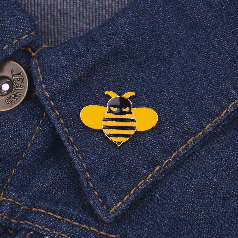 Пчелиная эмаль коллекция булавок Вдохновляющие значки нагрудные для животных