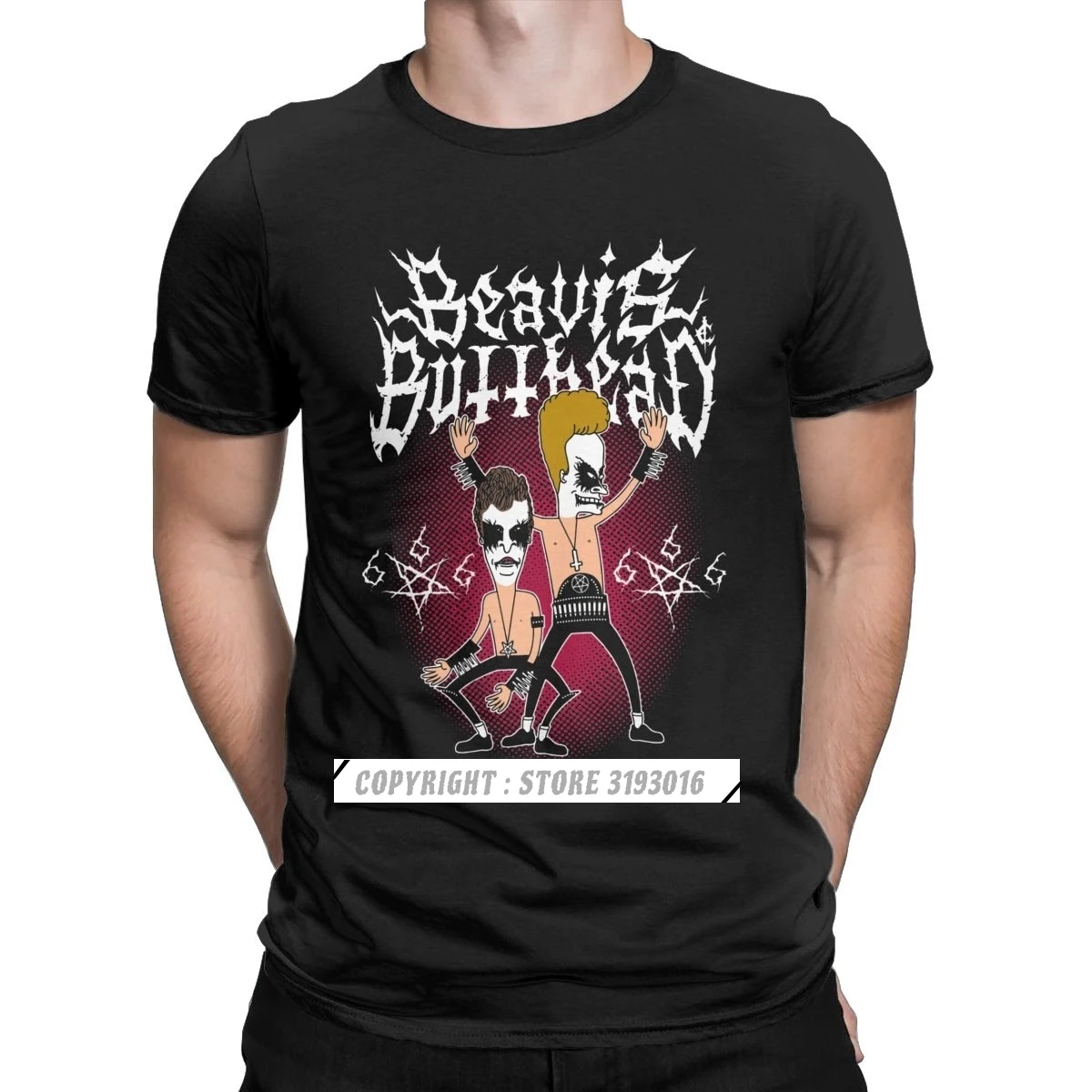 

Black Metal Beavis Buttheads Funny Heavy Metal 90's Cartoon T Shirts for Men Old Music Tee Shirt Autumn Sweatshirt