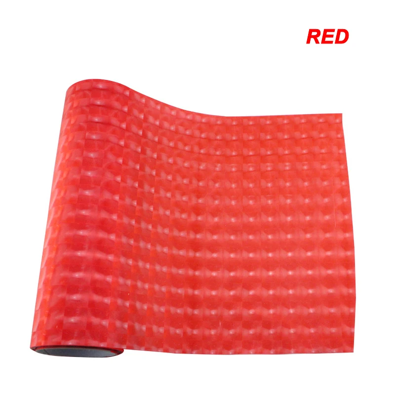 Red Carcardo 30 см X 200 см 3D кошачий глаз фара Задний фонарь тонированная виниловая пленка 3D кошачий глаз фара пленка автомобильная наклейка - Название цвета: Red