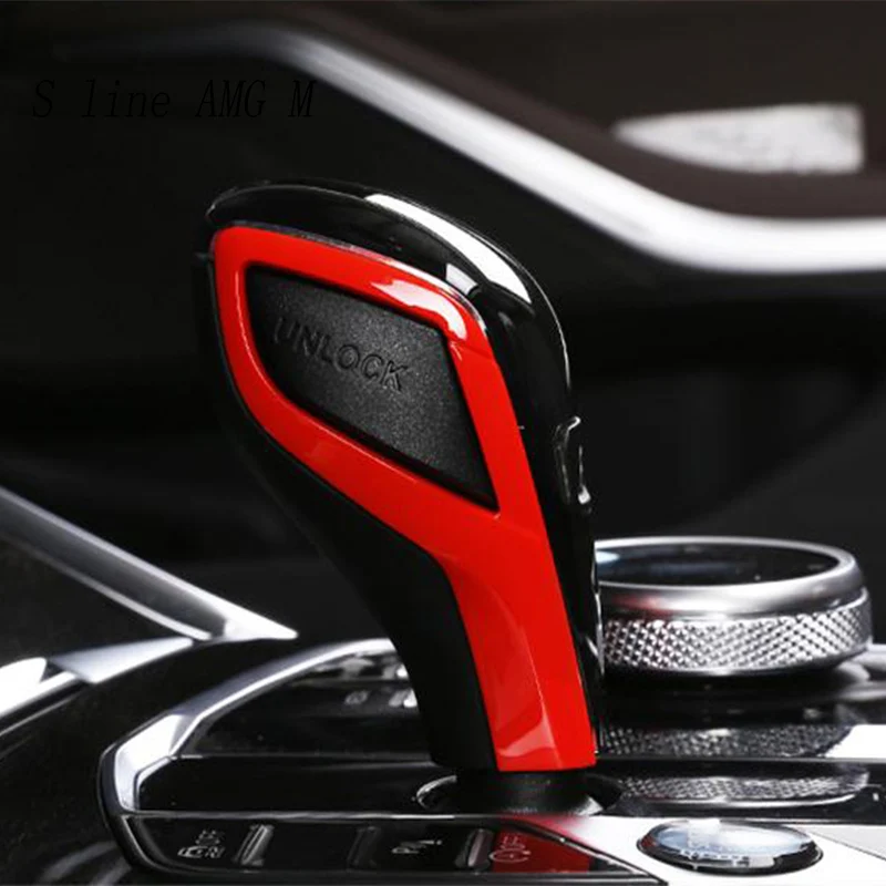 

Car Styling Gear Shift Handle Sleeve Buttons Covers Stickers decoration Trim For BMW 3 Series G20 G28 Interior Auto Accessories