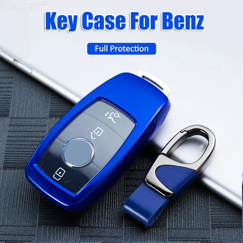 

ABS Car Key Case Cover Shell Bag Full Protective For Mercedes Benz 2017 E Class W213 2018 S Class Accessories Car Styling