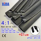 1 метр 4:1 термоусадочная трубка с клеем Термоусадочная трубка термоусадочная трубка с двойными стенками Термоусадочные трубки 6 8 12 16 24 40 52 72