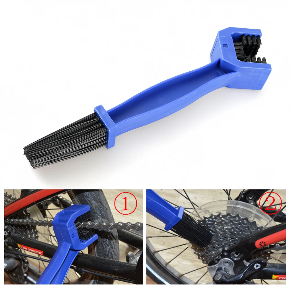 Щетка для чистки цепи мотоцикла пластиковый инструмент мойки велосипеда скутера