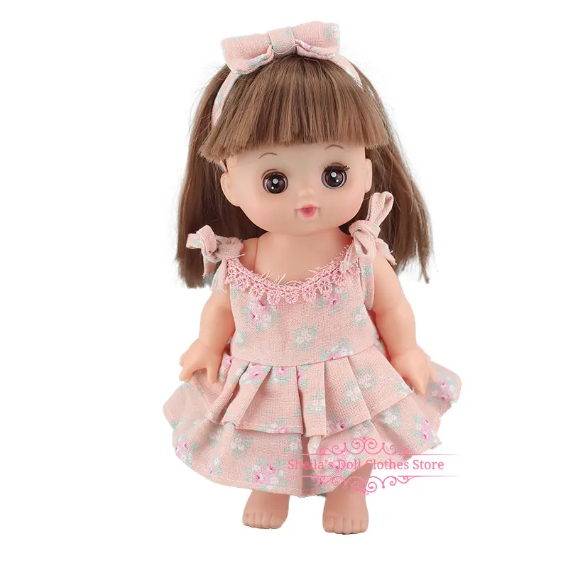 

Fashion Lovely new Striped Jumpsuit for 25cm Mellchan Baby Doll Clothes Accessories