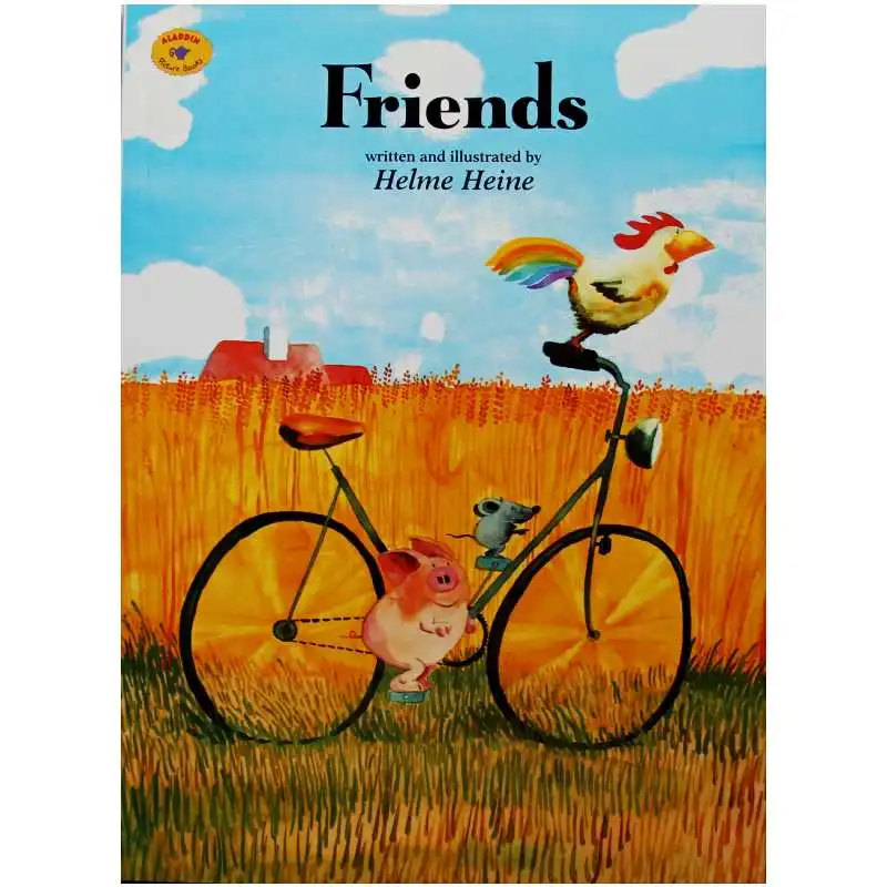 

Книга с картинками на английском языке «Friends By Helme Heine»