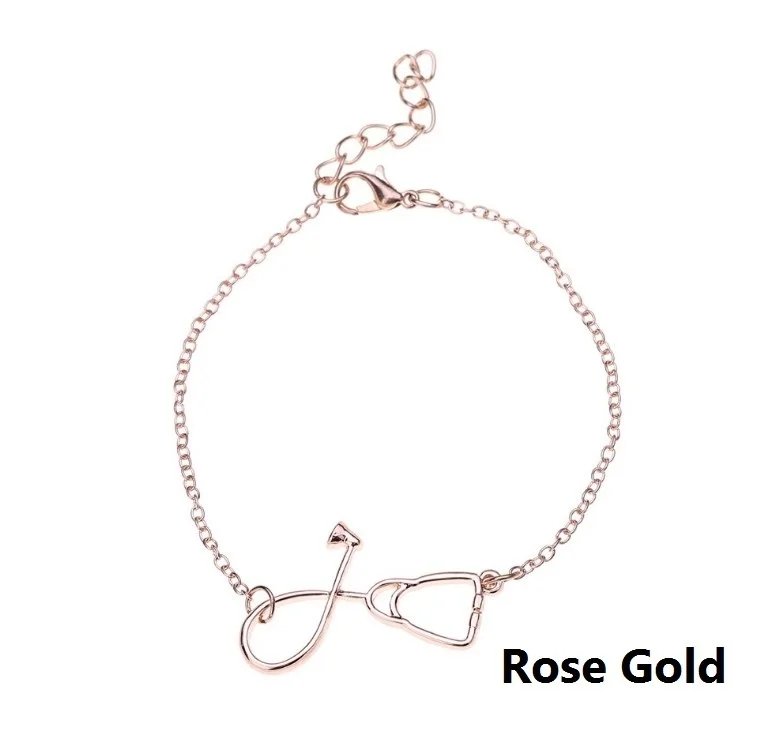 1 шт. простой браслет в виде стетоскопа креативный милый модный для медсестры