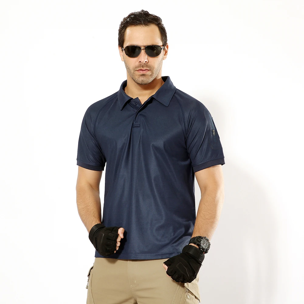 Мужская Летняя камуфляжная рубашка-поло в стиле милитари | одежда