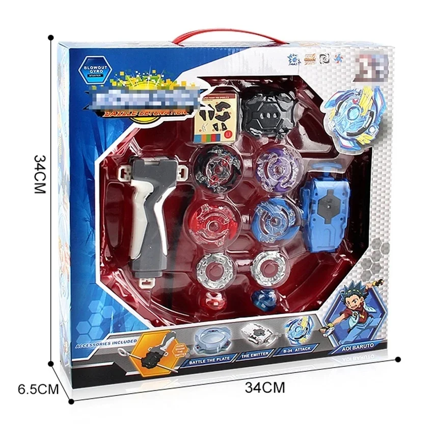 

beyblade Hot Original burst Box for sale metal fusion 4D BB807 Launcher and beyblade arena Spinning set Kids Game Birthday Toys