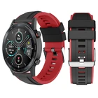 Силиконовый ремешок для HONOR Magic Watch 2 gt2 46 мм, браслет для смарт-часов honor GS Pro, аксессуары для наручных часов 22 мм