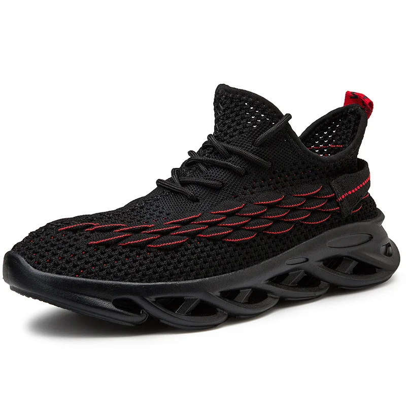 2020 Hot Sale Men Shoes Lightweight Casual Breathable Comfortable Mesh Fabric Lace-up Sneakers Non-slip Fashion | Обувь