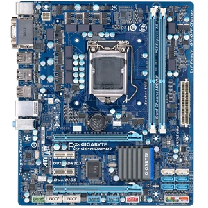 for gigabyte ga h67m d2 desktop intel h67 motherboard lga 1155 ddr3 8gb usb2 0 support core i3i5i7 cpus micro atx placa mãe free global shipping