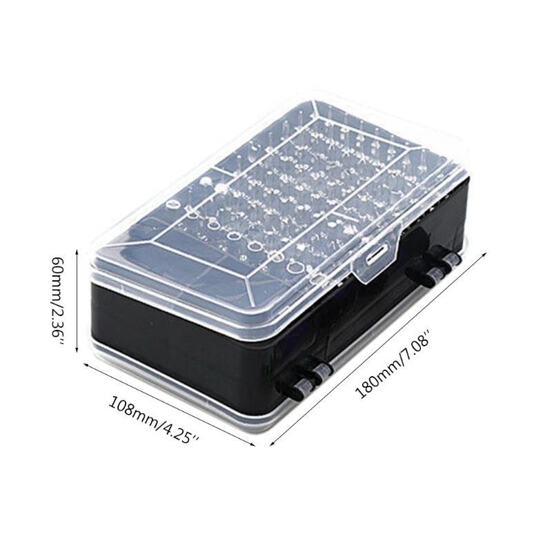 

115 in 1 Clock Mobile Phone Repair Kit Multiple Combinations Screwdriver Set Easy to Carry Disassembly and Repair Combination