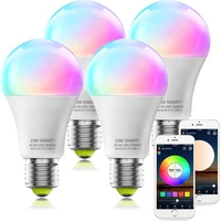 led light bulb smart wifi light bulbs dimmable rgbcw 60 watt equivalent led light bulb works with alexa google home for home