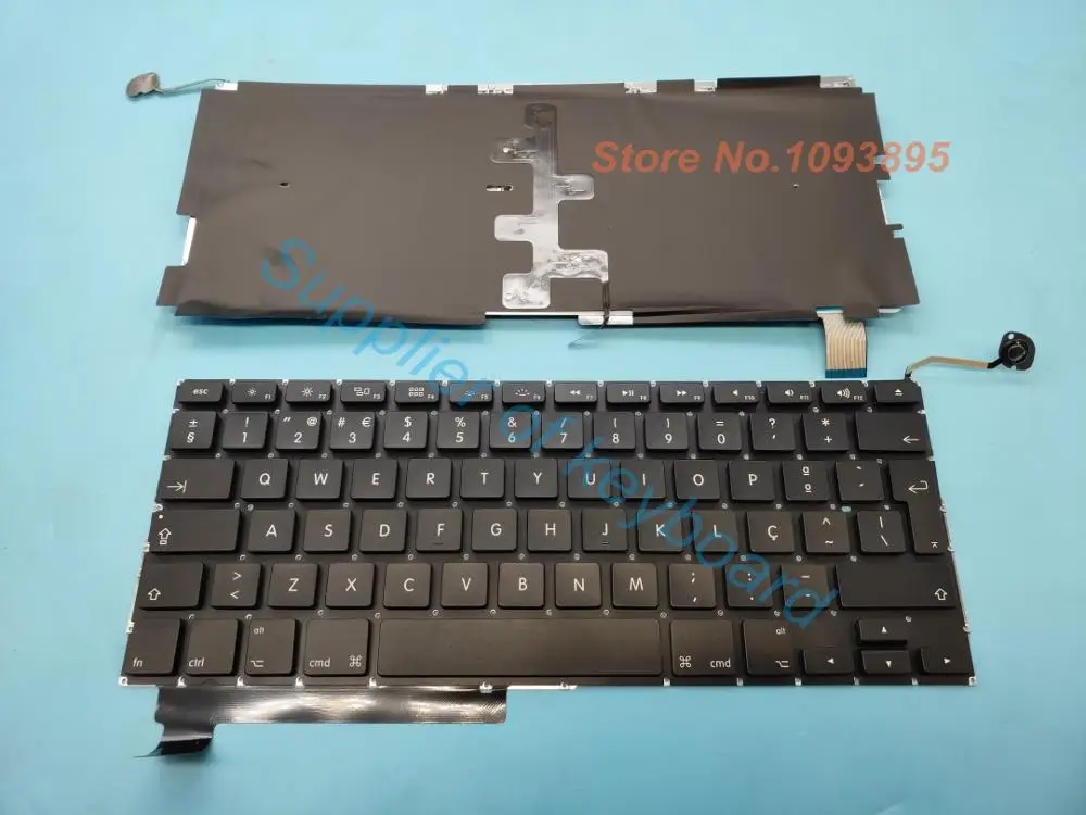 Новая португальский клавиатура для Apple Macbook Pro 15 &quotA1286 MC026 MC371 2009-2012 года с