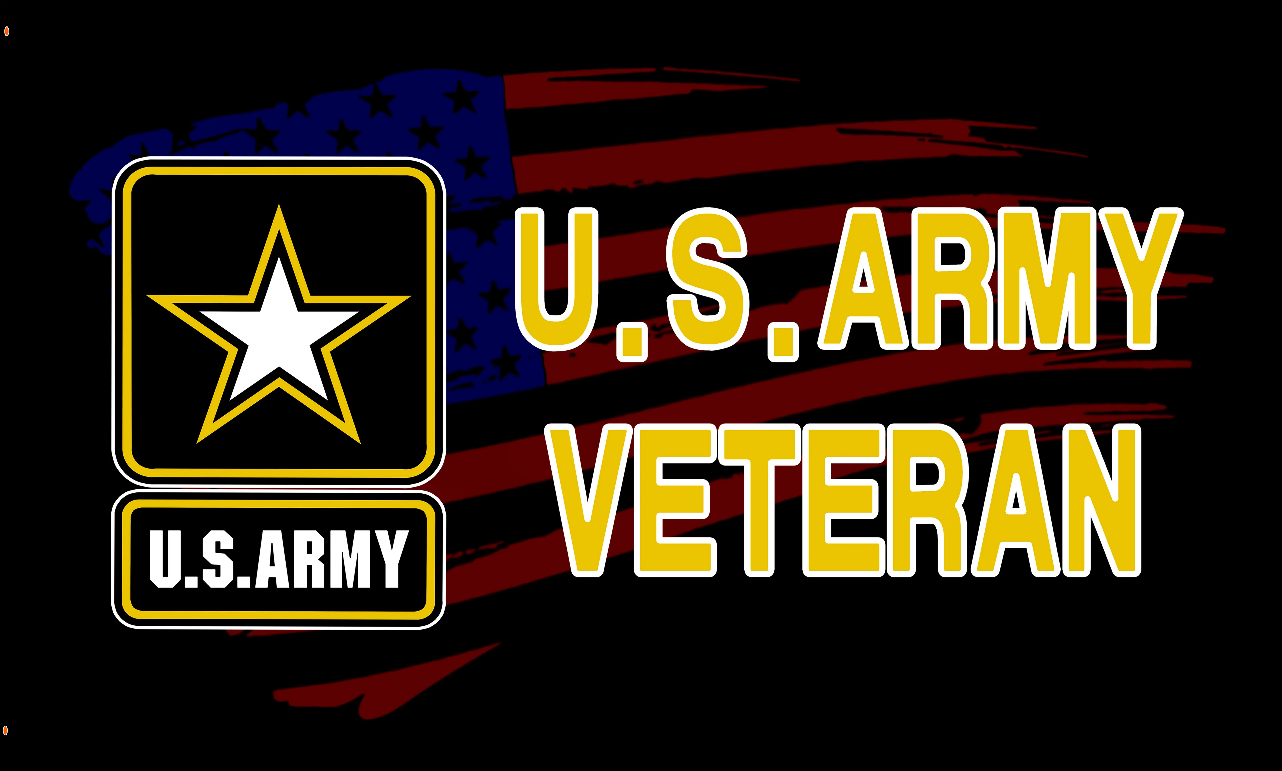 

Hot Sale 3d Printing Customization U.s.army Veteran Flag 90x150cm 120x180cm