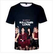 Blackpink Kill This Love комплект из двух предметов женская модная летняя одежда для женщин Мини Сексуальная футболка комплект из двух предметов топ+ укороченные штаны