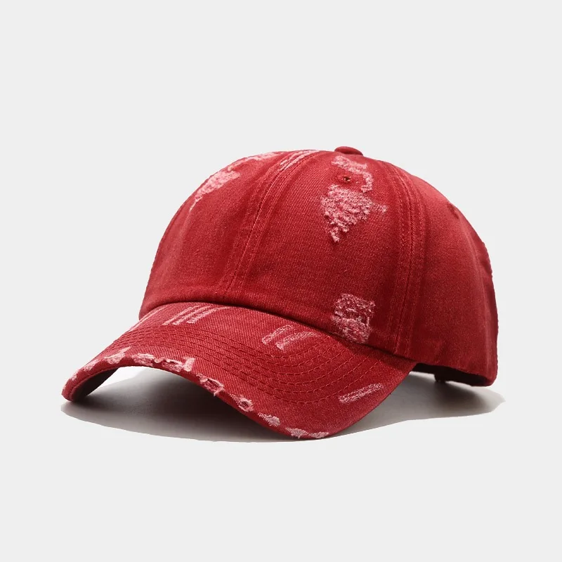 

Джинсовая Бейсболка унисекс, Регулируемая Кепка в стиле хип-хоп с потертостями и дырками, спортивные уличные шапки, шляпа от солнца