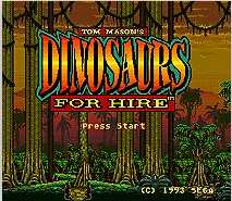 

Игровая карта 16 бит MD, динозавры для проката Sega Mega Drive для Genesis