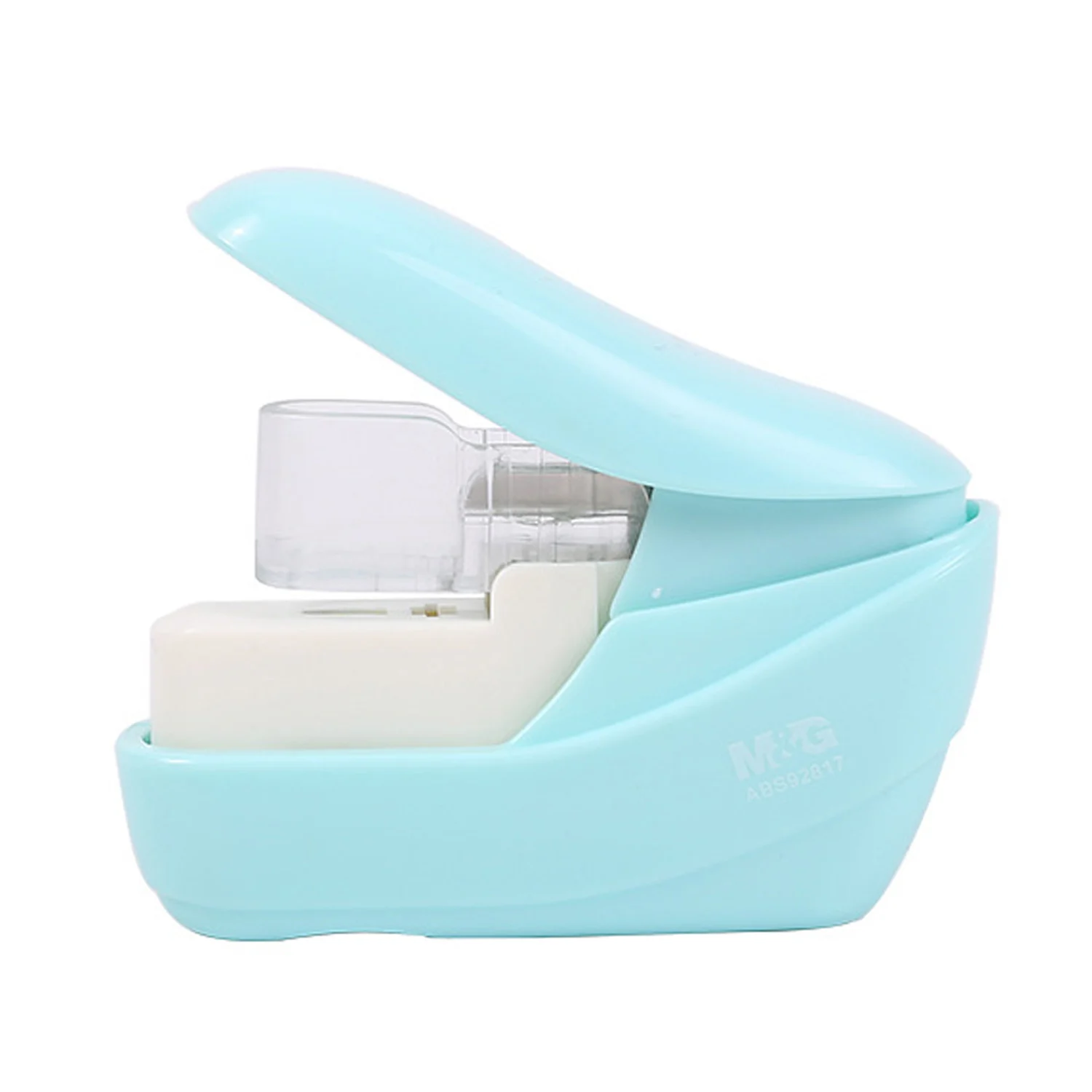 Не имеет гвоздей без скоб сшивная машина мини милый защитная Бумага Clinch степлер