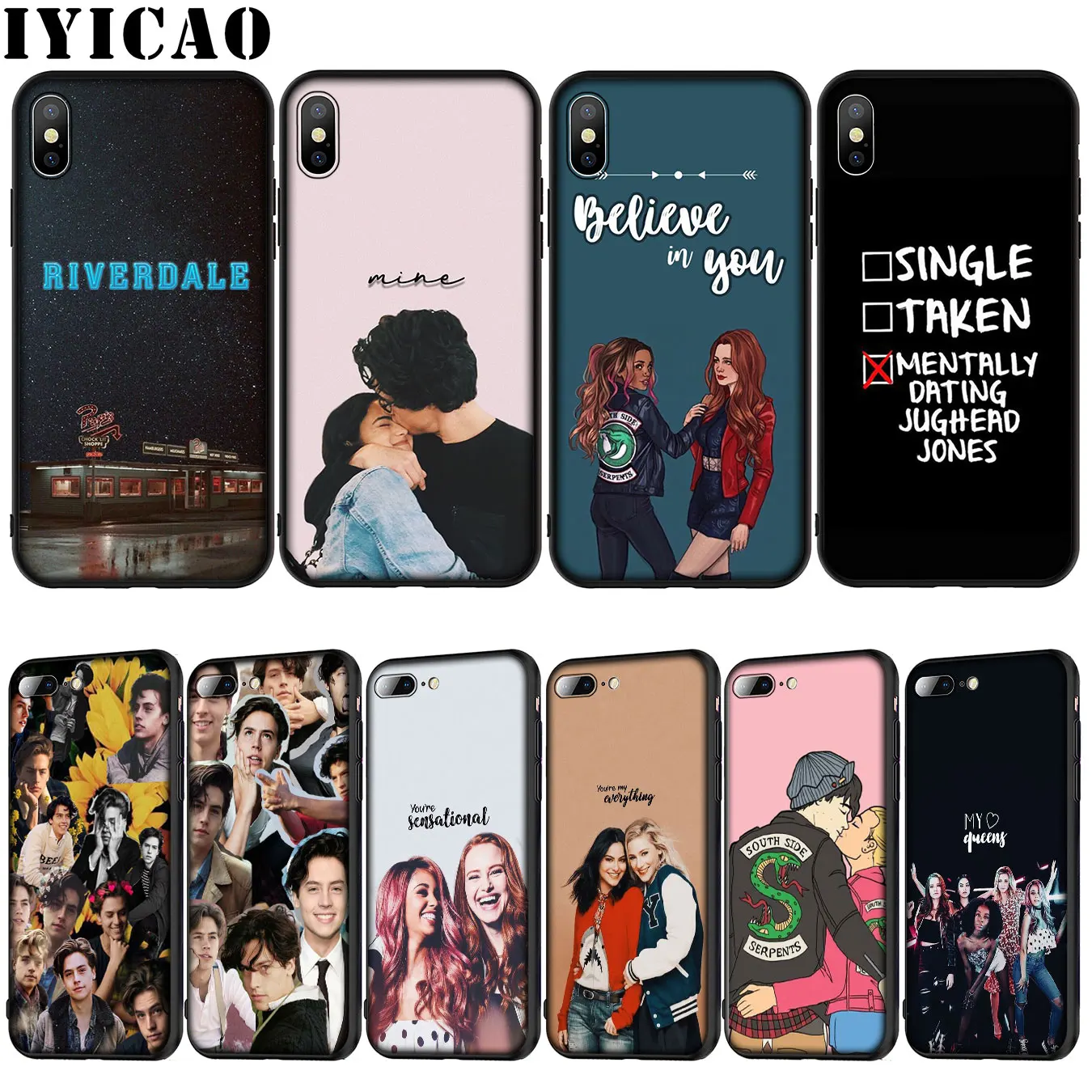 Мягкий силиконовый чехол IYICAO для iPhone XR X XS 11 Pro Max 10 6S 7 8 Plus 5 5S SE |