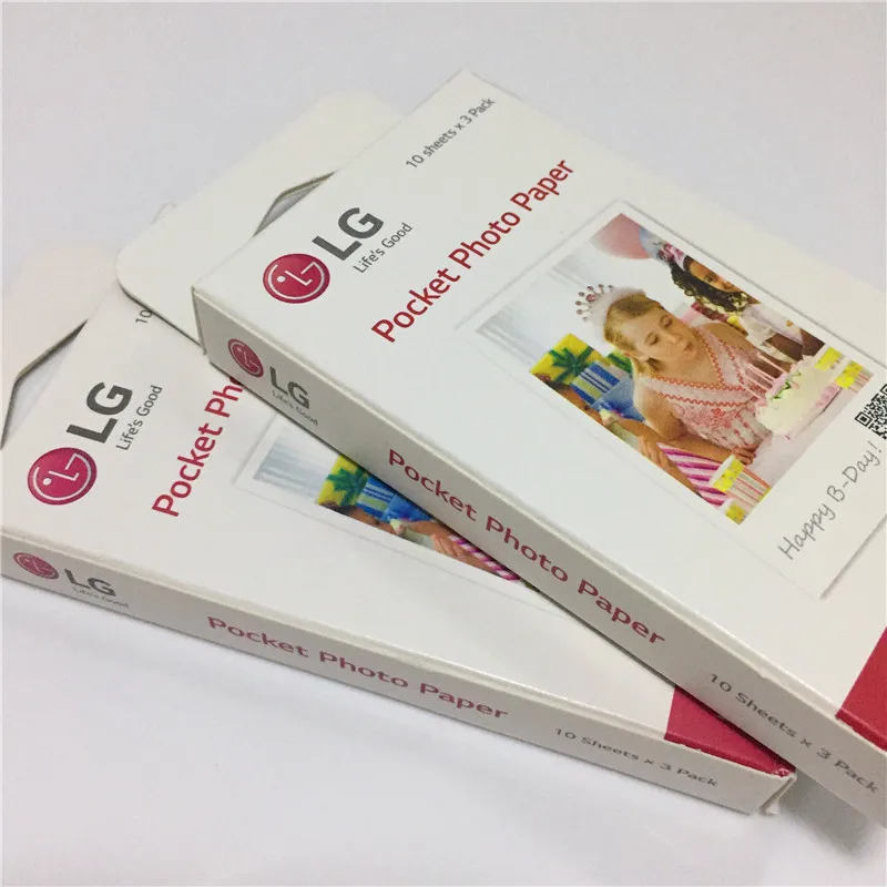 Seracase 60 шт. фотобумага s Zink PS2203 смарт мобильный принтер для LG фотопринтер PD221/PD251 PD233 PD239 бумага для печати