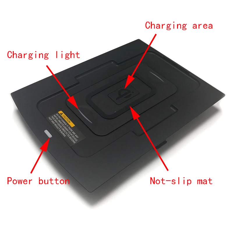 Автомобильное беспроводное зарядное устройство QI 15 Вт быстрое для телефона
