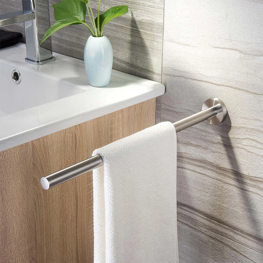 

High Quality Towel Holder 40cm Stainless Steel Kitchen Bathroom Bar Rail Hanger Rack Holders