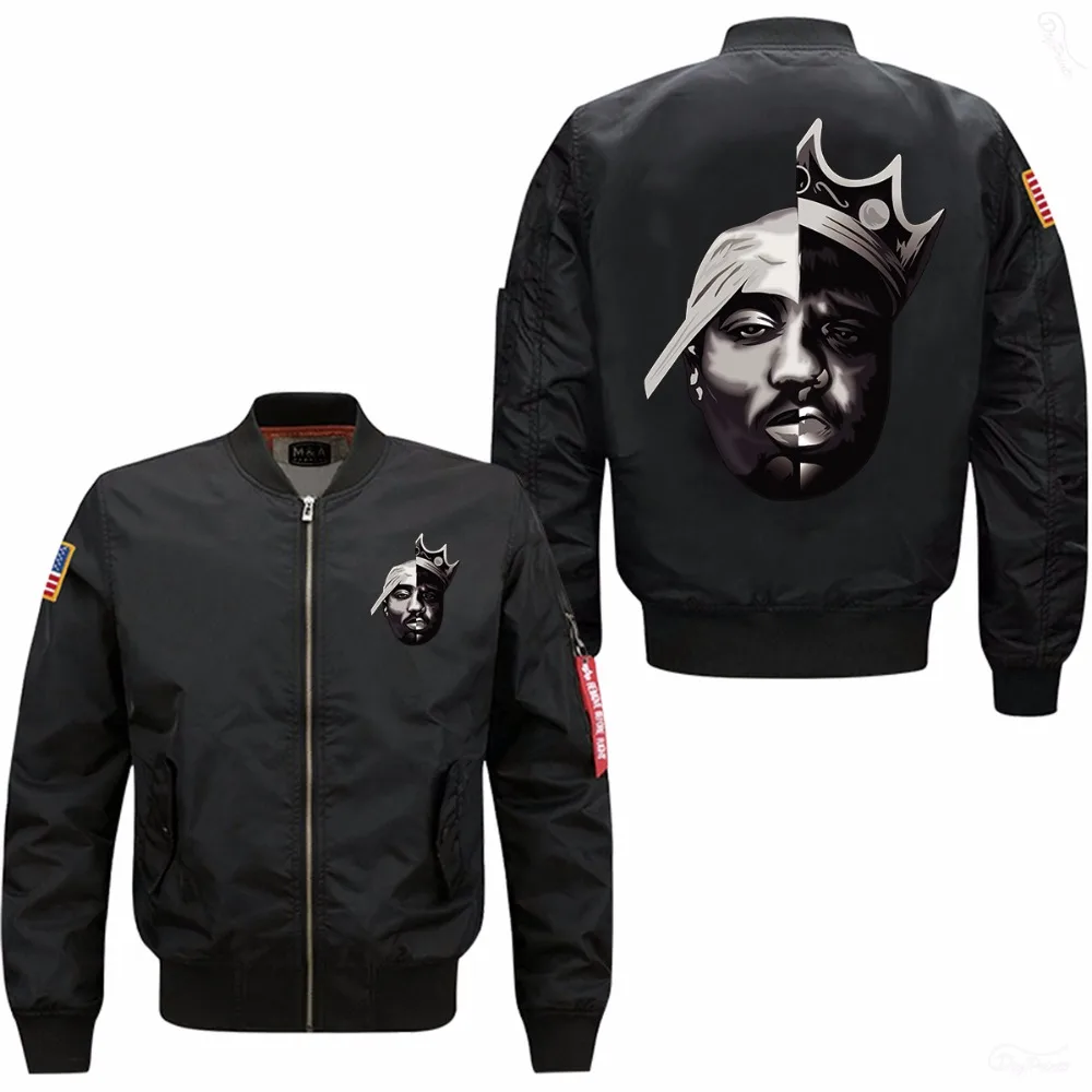2019 Новый Notorious Big 2PAC Eazy Тупак Демисезонный Для Мужчин's Кофта для отдыха воротник