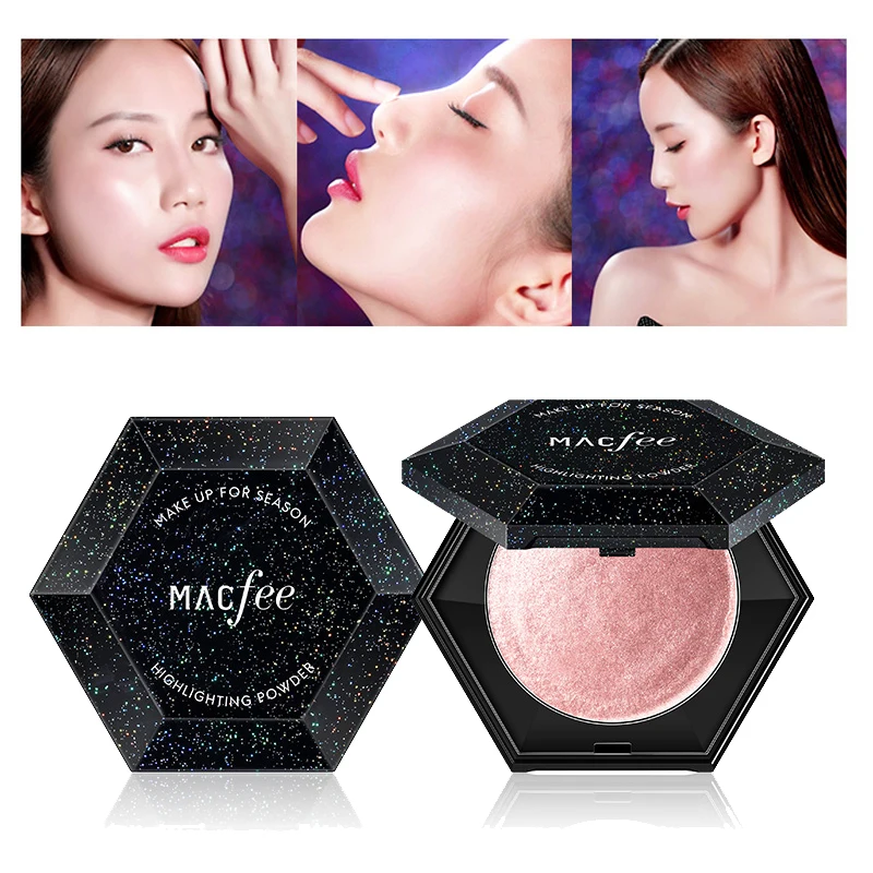 Осветительная пудра для лица палитра набор свечения бронзаторы и хайлайтеры