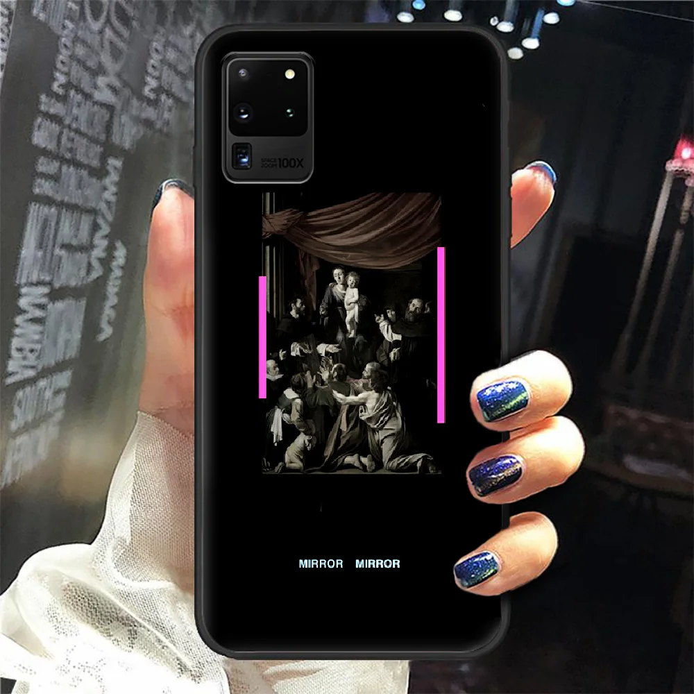 

Off Ow Brand Phone Case Cover Hull For Samsung Galaxy S 6 7 8 9 10 e 20 Edge Uitra Note 8 9 10 Plus black Cell Tpu Coque