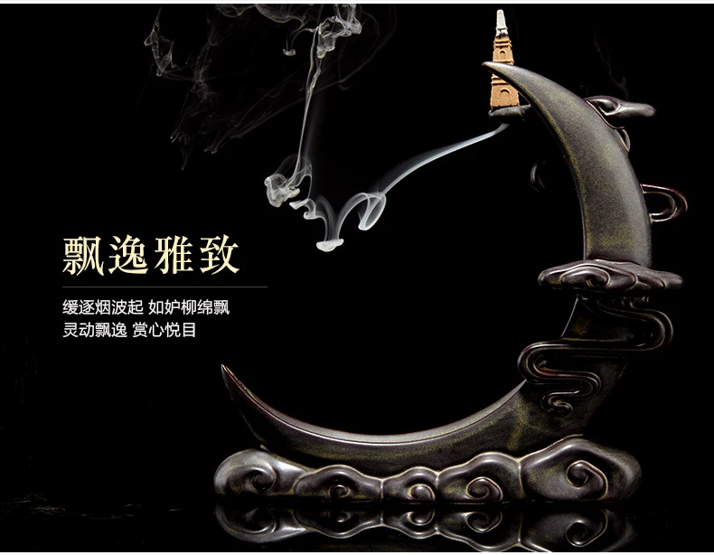 

Ceramic Incense Burner Porcelain House Candle Incense Holder home decor ceramica decorativa hogar Home Decorations QBA60XXL