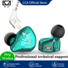 Наушники-вкладыши KZ ZST X 1BA + 1DD, гибридные Hi-Fi басовые спортивные DJ наушники-вкладыши, гарнитура с посеребренным кабелем, наушники для ZST ZSN