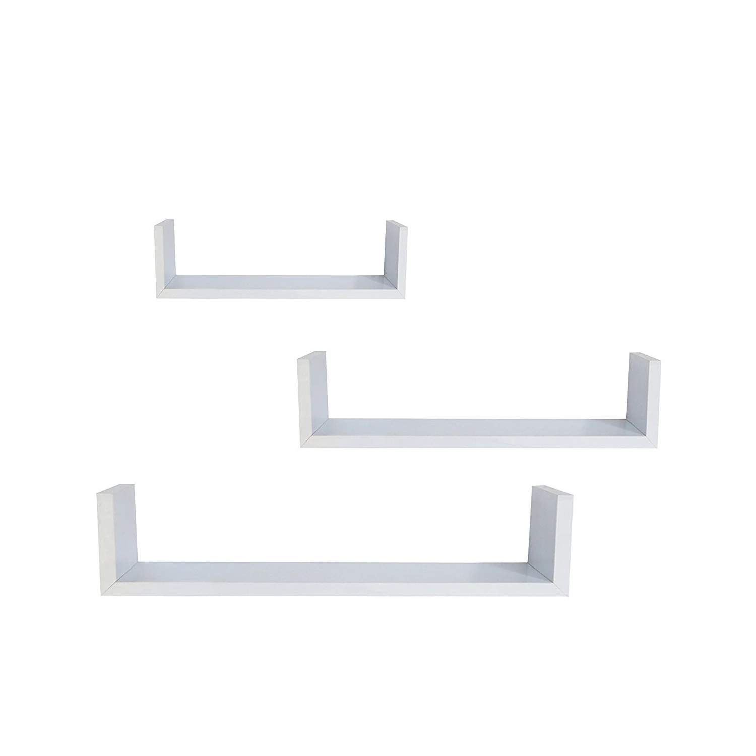 

Newly 3Pcs/Set Floating Display Shelves Ledge Bookshelf Wall Mount Storage Home Decor TE889