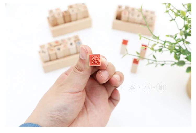 12 шт./компл. мини прекрасный DIY штамп планировщика штамп для скрапбукинга карточки для дневника расходные материалы для изготовления