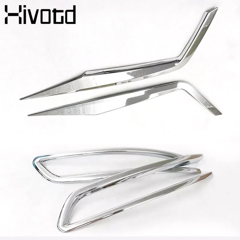 

Для Skoda Kodiaq 2019, автомобильный Стайлинг, передняя и задняя противотуманная фара, крышка, накладка на брови, внешние аксессуары, декоративные детали, Стайлинг