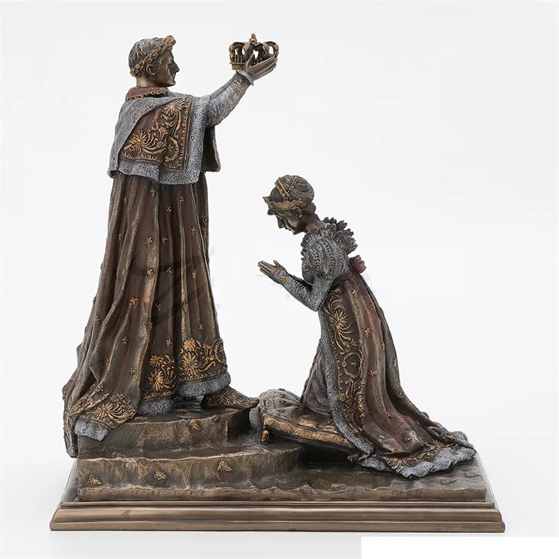 

CREATIVE CORONATION OF NAPOLEON I STATUE NAPOLEONE BUONAPARTE ART SCULPTURE RESIN CRAFTS DECORATIONS FOR HOME R3222