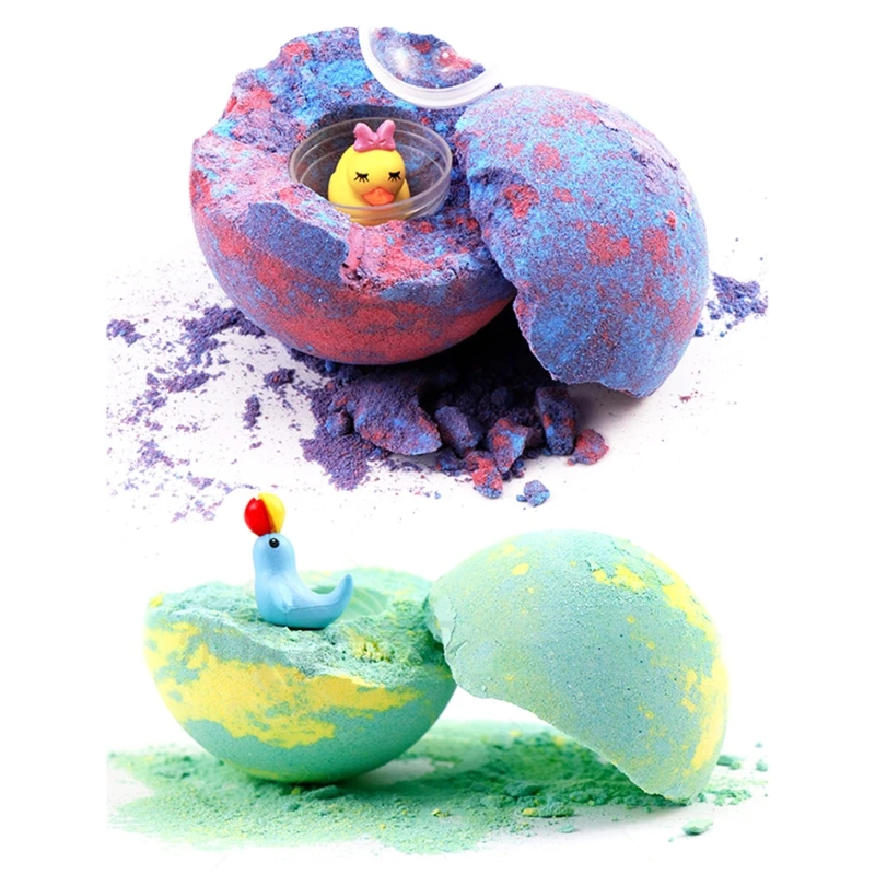 

6Pcs Kids Bath Bombs with Surpirse Toys Inside Funny Natural Bubble Salt Ball