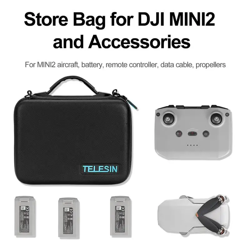 

Portable Waterproof Mini Hard Shell Drone Handbag Shoulder Bag Outdoor Carry Box Case for Dajiang DJI Mini se